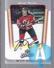 2005-06 Upper Deck MVP Zack Parise Rookie #403 Devils